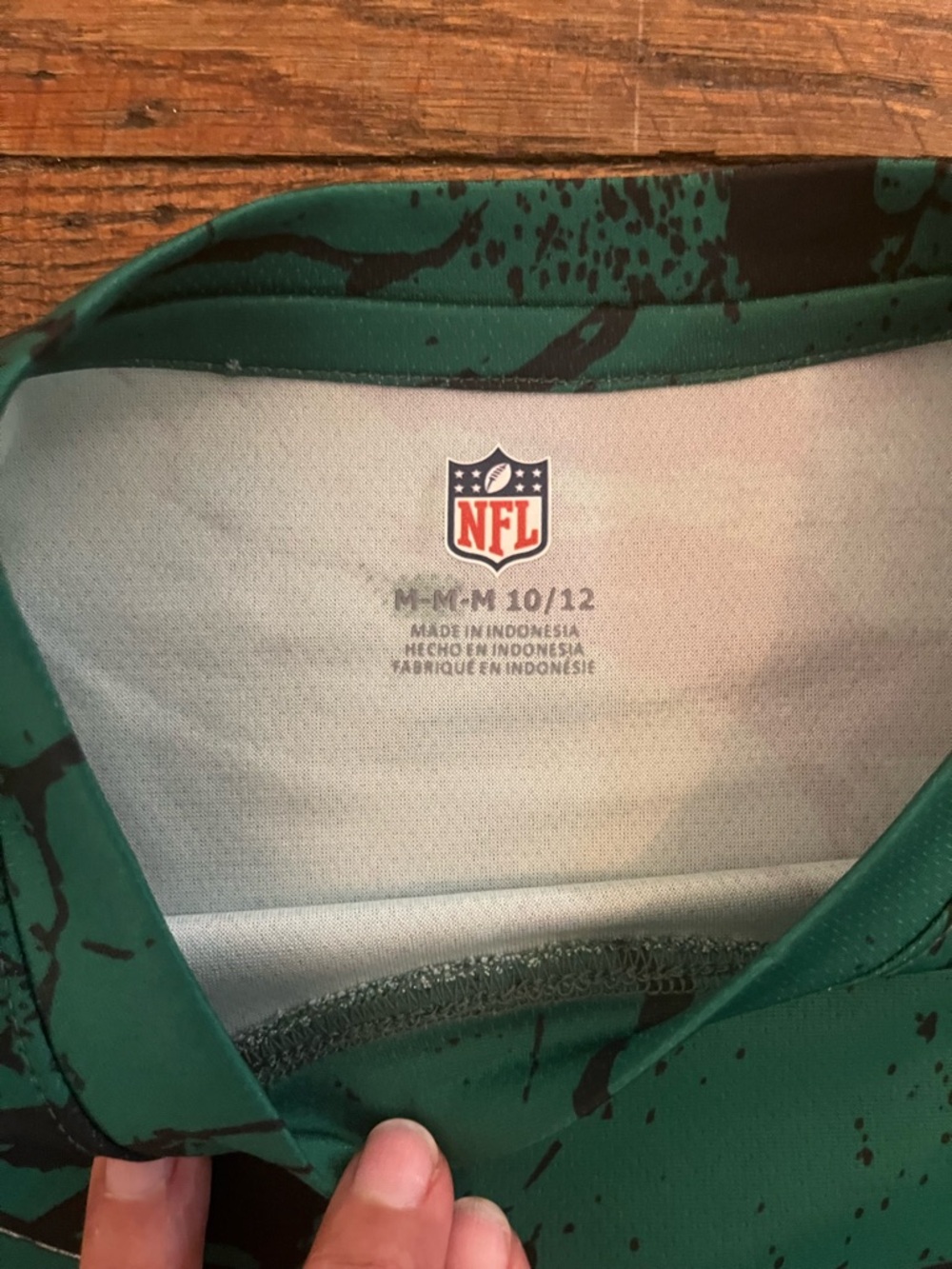 NFL Philadelphia Eagles Youth Green/Black Short Sleeve T-shirt Size M 10/12-BNWT - Picture 2 of 5